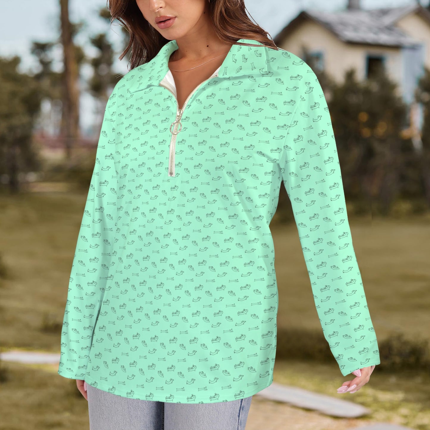 Dachshunds Half Zip
